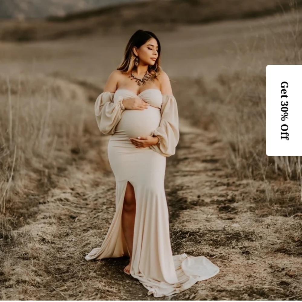 Two Piece Convertible Maternity Dress - Picture 5 of 6